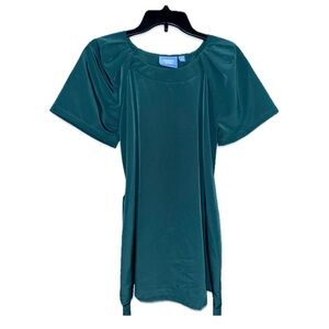Simply Vera Vera Wang Teal short Puff Sleeve Shift/Dress SZ 6
